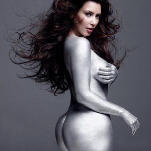Kim Kardashian Nude Body Paint Photoshoot Leaked Xugalk