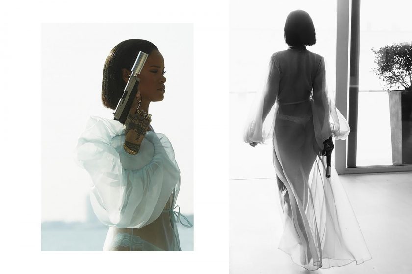 Rihanna Bikini Sheer Robe Nip Slip Photos Leaked Buzsbx.