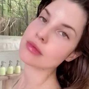 Amanda Cerny Nude Outdoor Shower Onlyfans Video Leaked