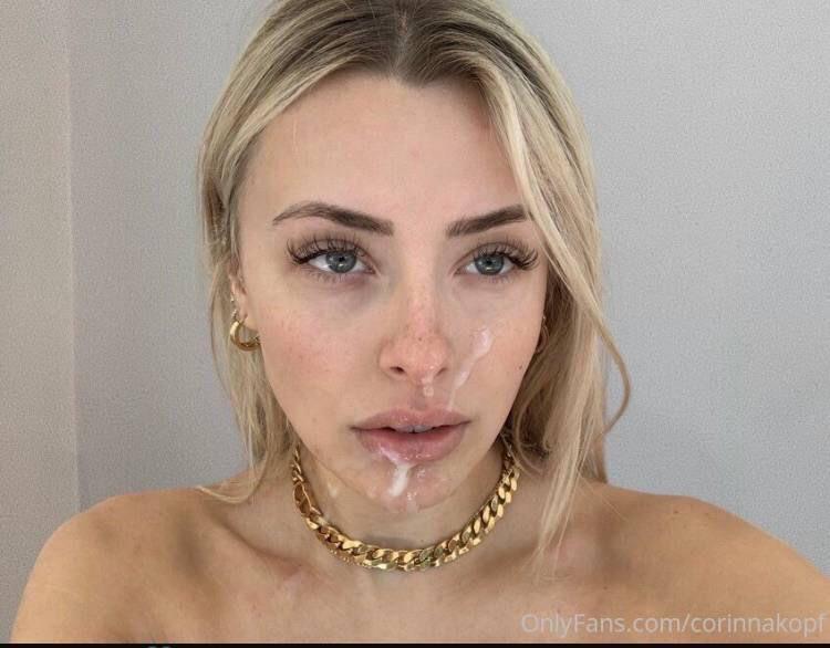 Corinna Kopf Cum Facial Onlyfans Picture Leaked