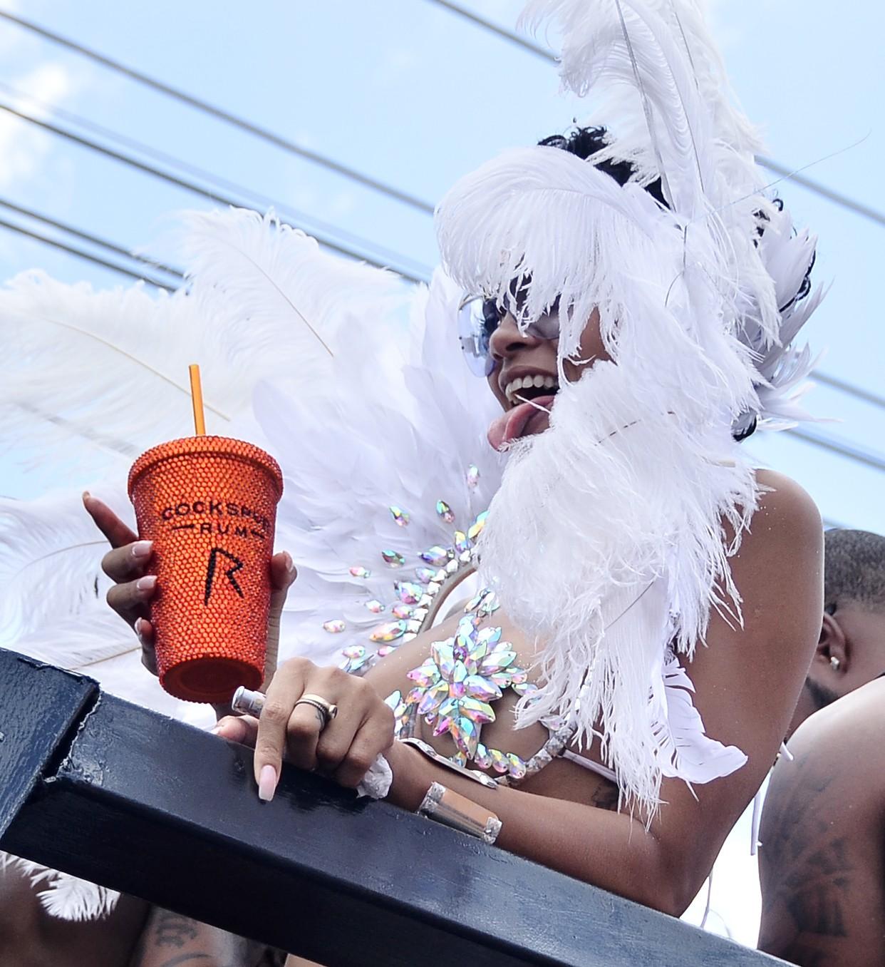 Rihanna Nip Slip Barbados Festival Photos Leaked 0016