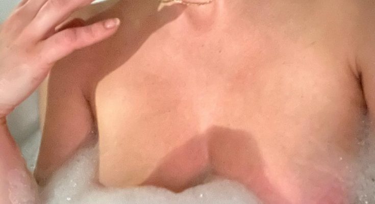Christina Khalil Nude Topless Bath Onlyfans Set Leaked 0004