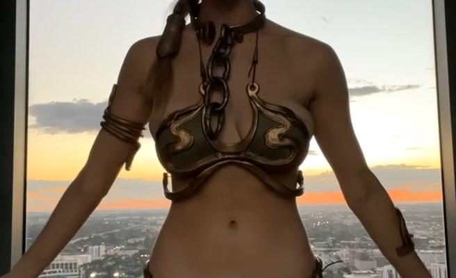Megnutt02 Nude Slave Leia Cosplay Onlyfans Video Leaked