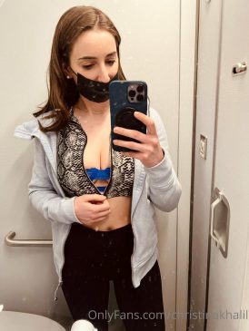 Christina Khalil Airplane Bathroom Onlyfans Set Leaked