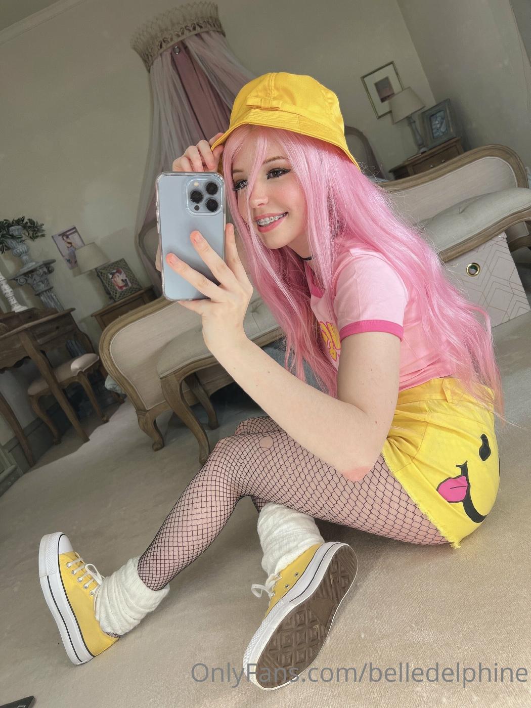 Belle Delphine Yellow Hat Full Onlyfans Set Leaked Mxiahp