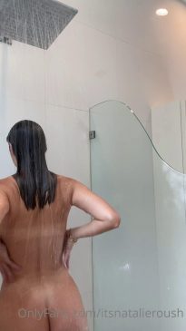 Natalie Roush Nude Wet Shower PPV Onlyfans Video Leaked