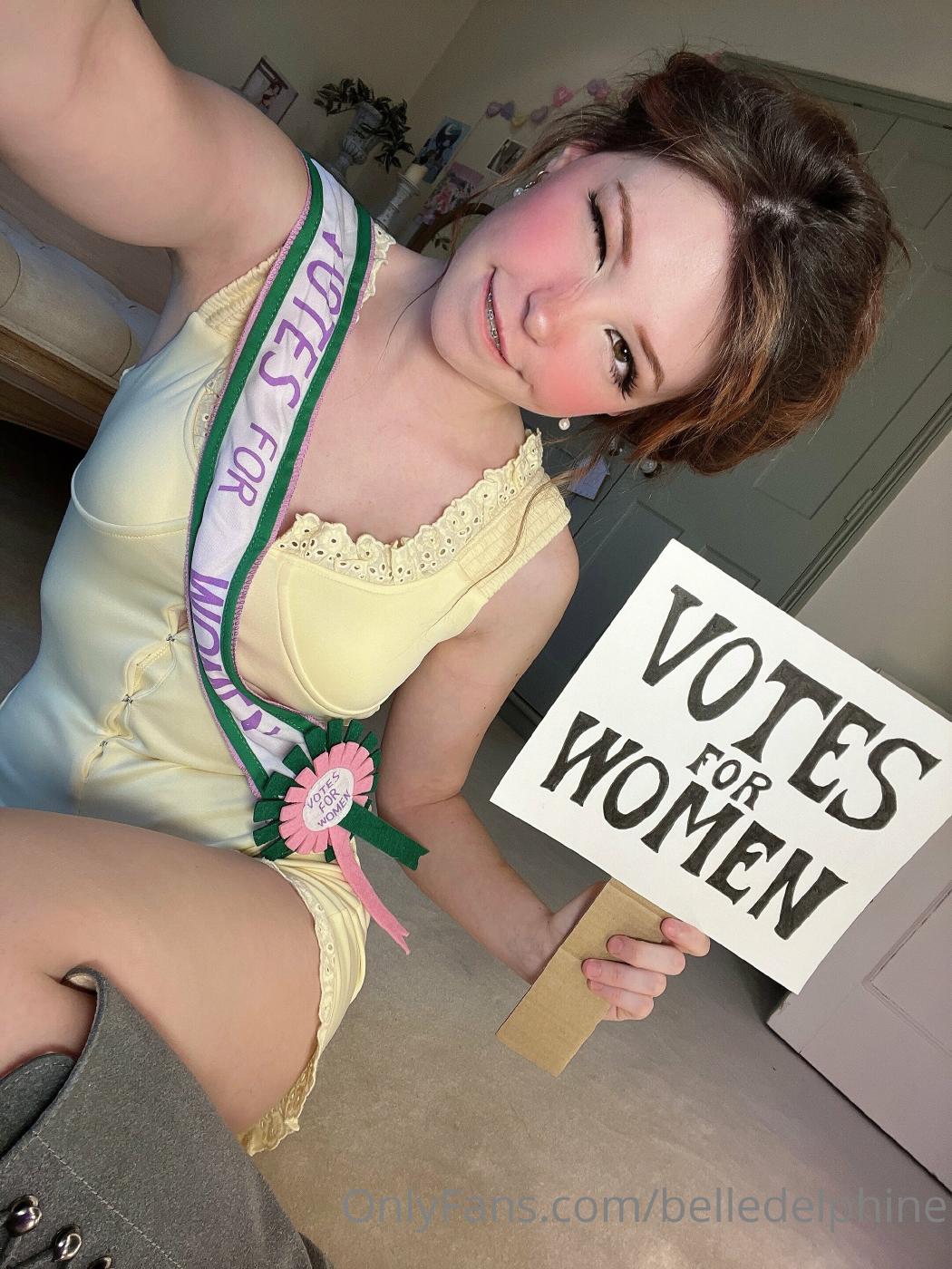 Belle Delphine Votes For Women Onlyfans Set Leaked Fhjrki