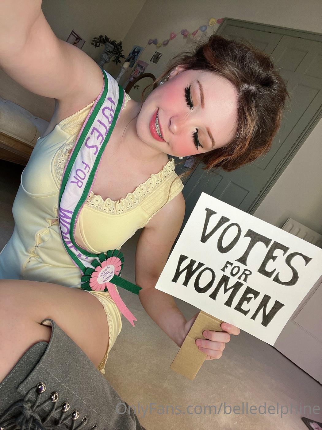 Belle Delphine Votes For Women Onlyfans Set Leaked Ntlzqj