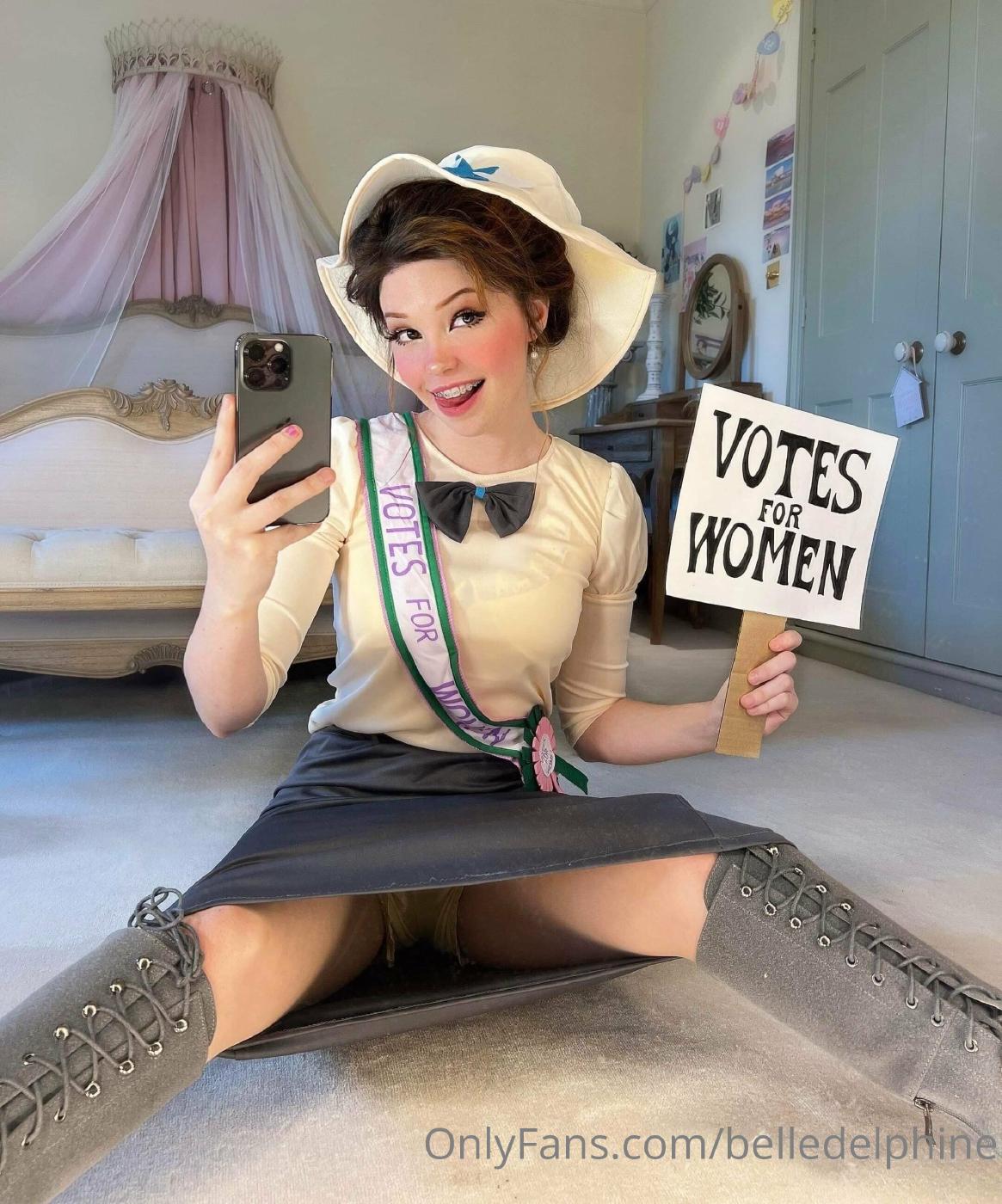 Belle Delphine Votes For Women Onlyfans Set Leaked Zmrqaw
