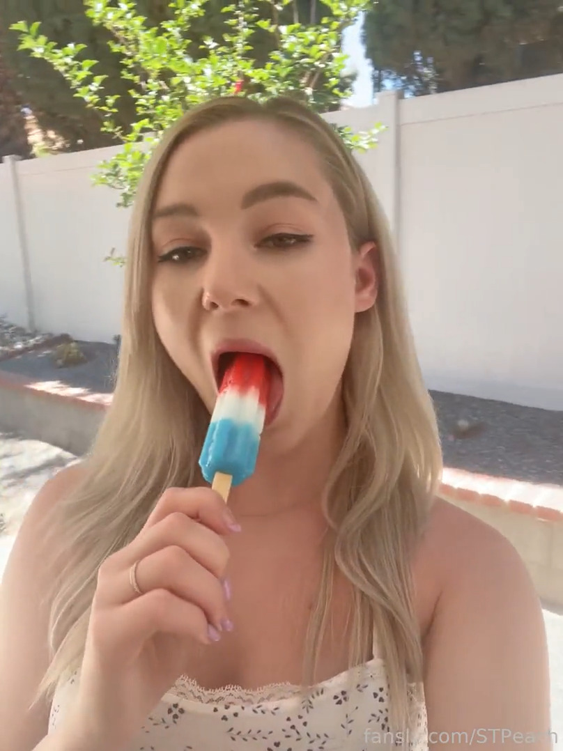 Stpeach Popsicle Blowjob Outdoors Video Leaked