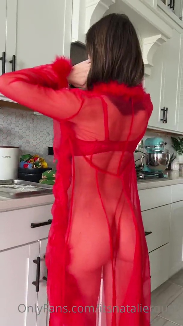 Natalie Roush Nude Red Mesh Striptease Video Leaked