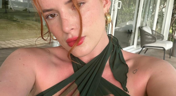 Bella Thorne Nude Pierced Nipples Dress Onlyfans Set Leaked 0007