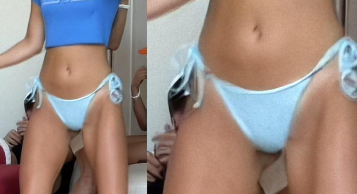Charli Damelio Bikini Camel Toe Video Leaked
