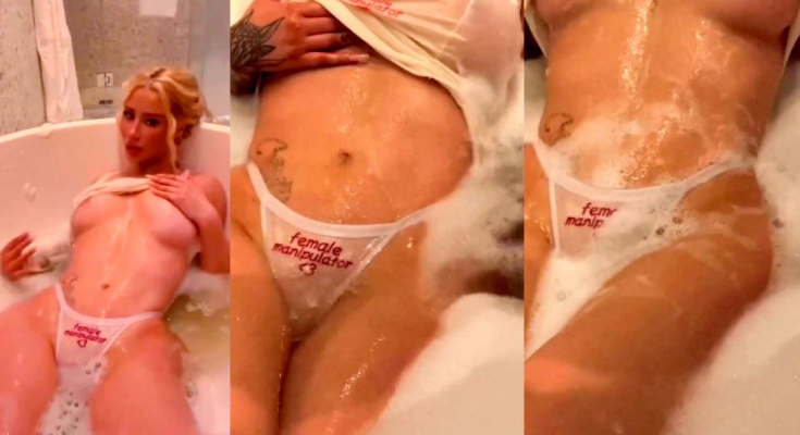 Iggy Azalea Nude Nipple Slip Bathtub Video Leaked