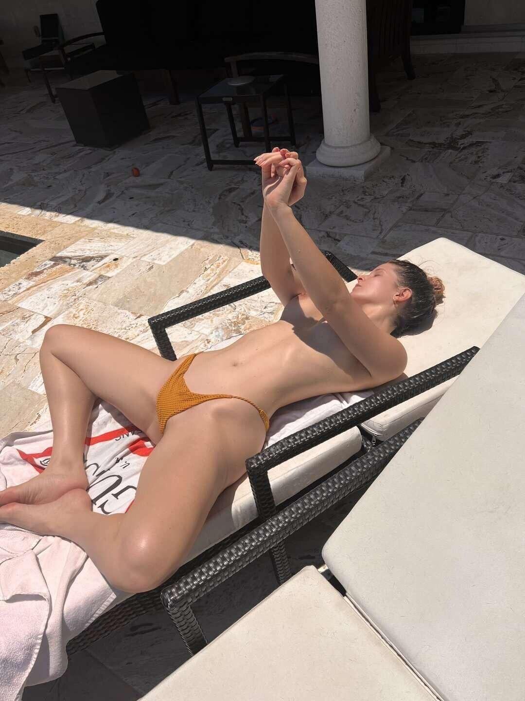 Amanda Cerny Nude Topless Sunbathing Ppv Onlyfans Set Leaked 0002