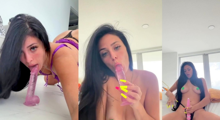 Camilla Araujo Nude Dildo Sucking Vibrator Masturbation Video