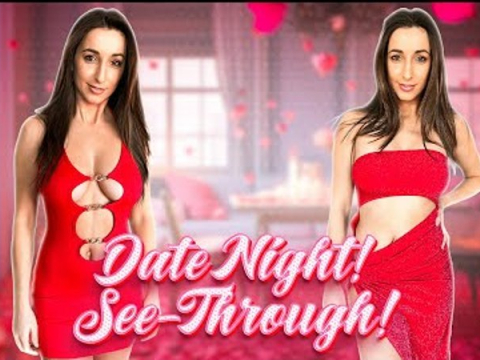 Christina Khalil Date Night See Through Try-On Video Christina Khalil Date Night See Through Try On Video 2