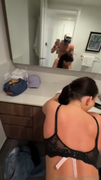 Ella Bleu Fucked in front Of Mirror Video Leaked