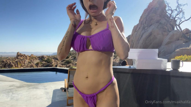 Mia Khalifa Bikini Modeling Outtakes Video Leaked