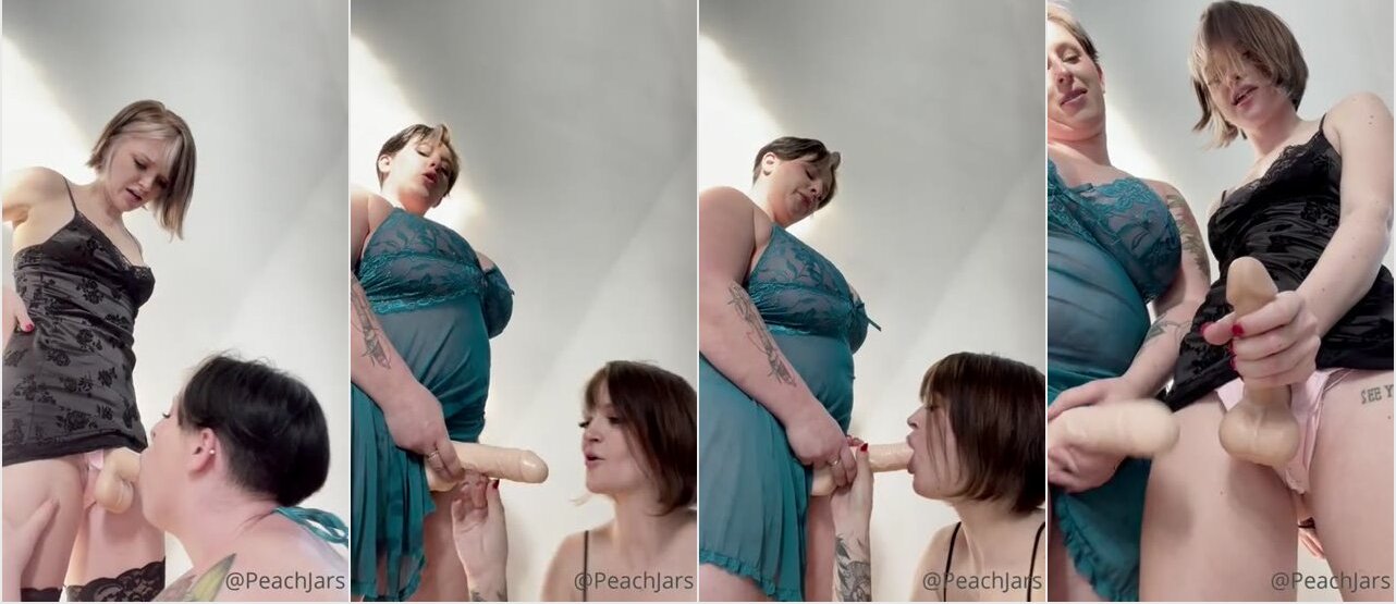 Peachjars Qtsnack Lesbian Dildo Blowjob Onlyfans Video Leaked Djksbj