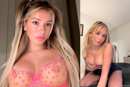 Breckie Hill Nipples And Boobs Tease Video Leaked