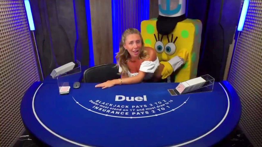Bonnie Blue SpongeBob Duel Casino Sextape Video Leaked
