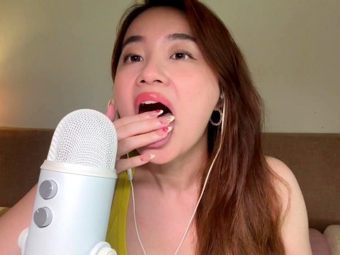 Lin ASMR Finger-Hand Licking Video Lin ASMR Finger Hand Licking Video