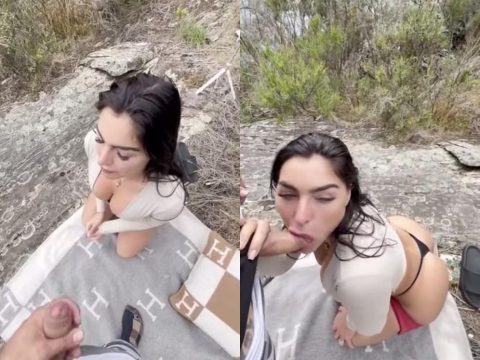 Emily Rinaudo Outdoor POV Blowjob OnlyFans Video Leaked