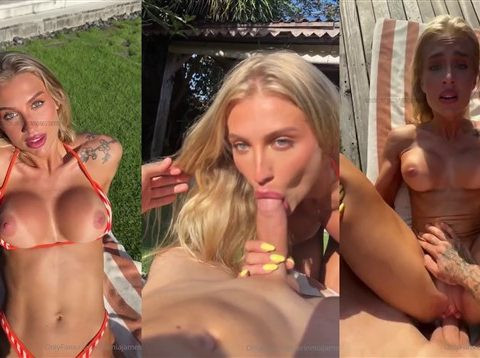 Erin James Gets Fucked While Sunbathing Video Leaked